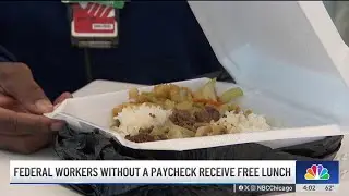 Federal workers receive free lunches amid government shutdown