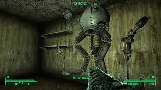 Fallout 3- Just exploring / Some Ghouls/ A strange custom Mr. Handy/looting stuff