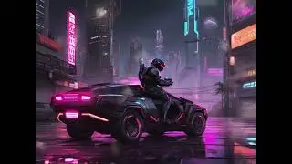 Synthetic Vengeance: Neon Noir Pursuit