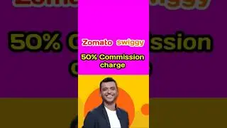 Zomato swiggy Commission calculate #cloudkitchen #minivlog #zomatofood  cloudkitchen #food #shorts