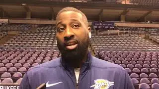 Raymond Felton Pregame Interview / OKC Thunder vs Bucks / Oct 31