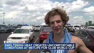 Soccer fans endure heatwave to watch Club World Cup match in NJ