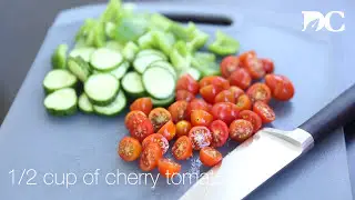 Colorful Cucumber, Tomato Salad Recipe