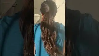 EASY PONYTAIL HACK🎀#hairstylevideo#hairtutorial