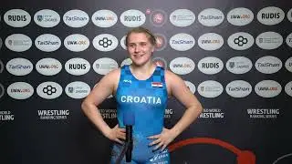 Veronika VILK - Grand Prix Zagreb Open 2025. - Izjava nakon borbe