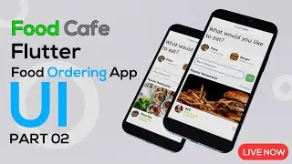 Food Cafe - Food Ordering Mobile App UI  Part 2- Flutter Tutorials - Flutter Tutorial Point