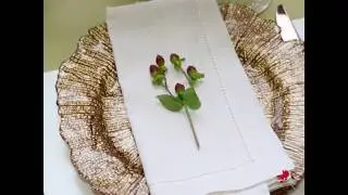 Debi Lilly Holiday Table Setting