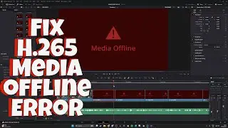 How to fix Media Offline H265 files in Davinci Resolve with AMD GPU