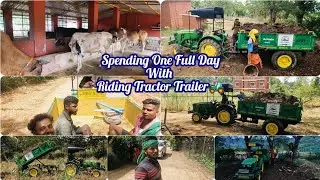 புது டிரெய்லர்க்கு Heavy Work வந்துருக்கு நண்பர்களே🚜..ஒரு மாட்டு பண்ணையில் இருக்க எருவு லோடு போடணும்