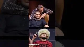 Watch GSP surprised Khabib in the middle of interview 😮🦅#shorts #ufc #mma