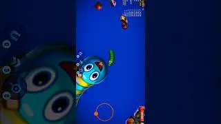 dwarf worm 🐛 vs giant worms 🤪 #667 #shorts #snakegame #saampwalagame #wormszone