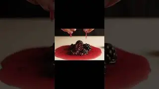 ASMR Crushing Blackberries 🫐 | Satisfying Blackberry Squish Sounds  #relaxing #relax