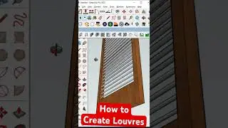 How to create Louvres  #shorts #plugin #howto #create #louvres #design #designtutorial
