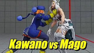 Street Fighter V: Kawano (Kolin) VS Mago (Karin)