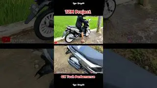 kenalpot GX Tech Performance VS TZM Project Beat Deluxe #beatdeluxe #beatmodifikasi
