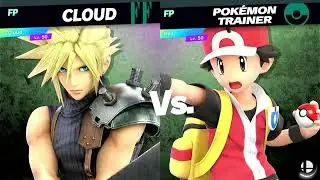 Super Smash Bros Ultimate Amiibo Fights Cloud vs the World #33 vs Red