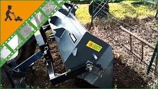 D&eacute;mo du Godet arri&egrave;re pour tracteur Blackstone B-PAL 120 - avec lame de 120 cm - charge 400Kg