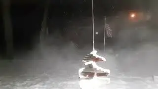 Cold 🥶❄🌬Snowy night here in South Bend,Indiana. 🌡10&deg; Feel 2&deg; Enjoy the Video, Stay Warm 😊👍