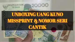 Unboxing ANCIENT MISSPRINTED MONEY & BEAUTIFUL SERIAL NUMBERS