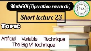 mth601 lecture 23 |#mth601  #iqraazhar |#virtualuniversityofpakistan