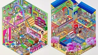 [ASMR]DIY a pink-themed Japanese candy store, grocery store