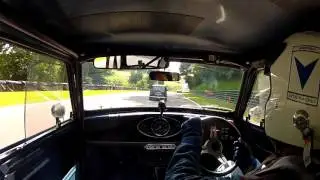 HSCC Historic Touring Cars Cadwell 2017 Race 1 Tim Harber Mini Cooper