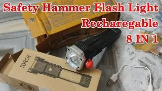 MZ S700 | LIFE SAVING LED TORCH | Glass Breaker | Seal Belt Cutter | 3modes Torch | #flashlight #led