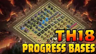 Top 5 NEW Th18 Progress Base With Link| New Th18 Progress Bases | Th18 Home Base