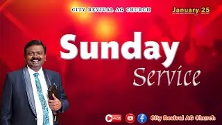 🔴🅻🅸🆅🅴 - English Service (25. 1. 2026) | Rev. Jerry Daniel | City Revival AG Church