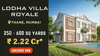 Lodha Villa Royale Gold | 250 - 600 Sq ft  | @ 2.40 Cr* at Thane | ☎️93269 59938