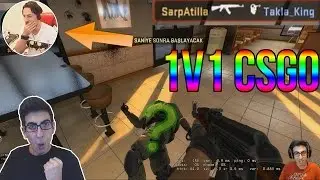 &Ccedil;İFT FACECAM CS GO 1v1 - Oyun Portal Tuvalette YAKALANDI!!