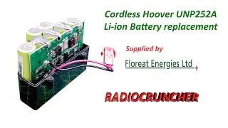 Hoover UNP252A cordless vacuum repair part 2: The battery pack