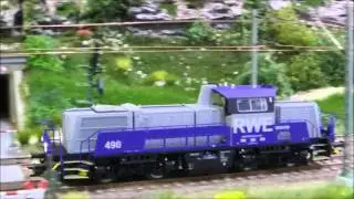 Spielwarenmesse 2016 Diesellok BR 261 ESU Voith RWE in H0