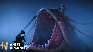 Dragon King & River Master Boss Fight & All Cutscenes | Heavenfall | Where winds meet