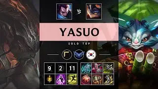 Yasuo Top vs Rumble - KR Diamond Patch 25.15