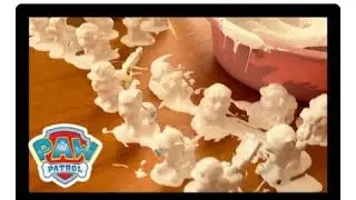Cleaning muddy Paw Patrol Pups