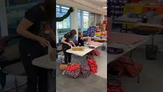 Christmas volunteering at The Cowshed