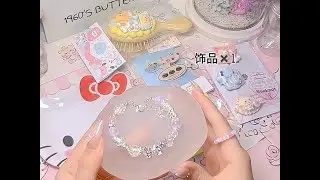 Immersive Packaging - Cream Glue Handmade Gift Bag #Resin Hair Clips #Resin Phone Cases