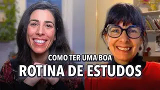How to have a good study routine | Interview in Portuguese with Cathy Barker