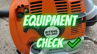 COLD START!(STIHL BR-350)🥶 #shorts #blower