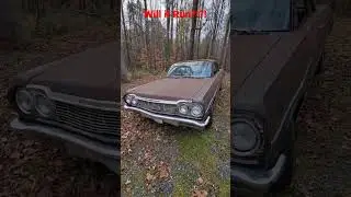 Don't wanna miss tomorrow's video... 1964 Chevrolet Bel Air, off the road since 1975!! Will it run?!