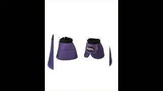 No-Turn Bell Boots, Purple
