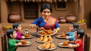 Miniature Puppet Chicken Curry Cooking 🍗 | Stop Motion Village ASMR | Mini Food Film