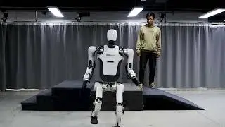 DR01 Humanoid Robot Outdoor Test
