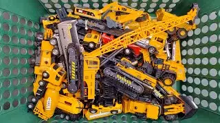 Mainan Alat Berat Konstruksi Truk Molen, Crane, Materials Handler, Dump truck, Wheel Loader 140