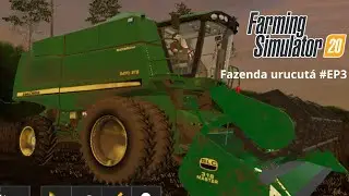 VIDA DE FUNCIONÁRIO #EP3 /começando acolheita na Fazenda do patrão/FS20 MAPA TERRA NOVA 