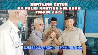 Serah terima jabatan ketua pp Polri ranting Kalasan Sleman Yogyakarta