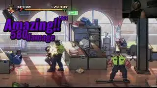 Streets Of Rage 4 Arcade Mode Shiva Without Flying Kick (Failed)