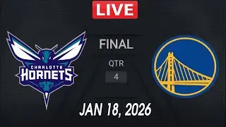 NBA LIVE! Golden State Warriors vs Charlotte Hornets | January 18, 2026 NBA Regular Season LIVE