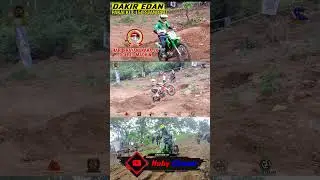 EDAN ‼ Dakir Terima Tantangan Naik Tanjakan Dengan KLX 150 (Baksos Private Polres Madiun) #shorts
